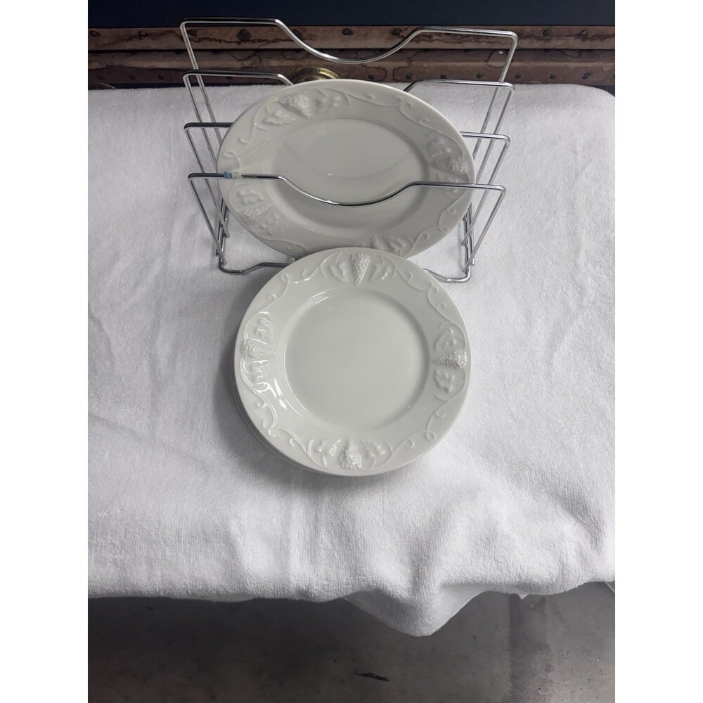 Salad Plate Grape by Red Cliff A set of 5